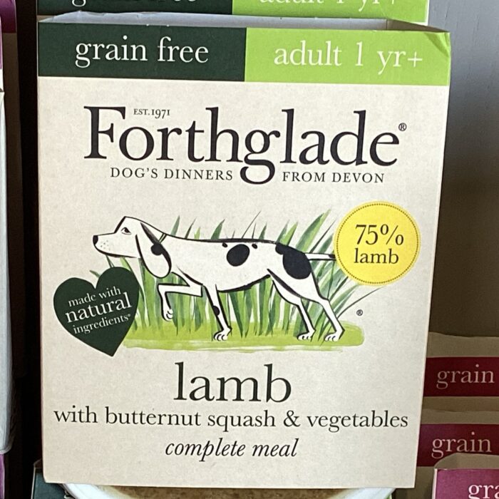 Forthglade Lifestage Dog Food Grain Free Adult Lamb Bn Squash Veg 395g