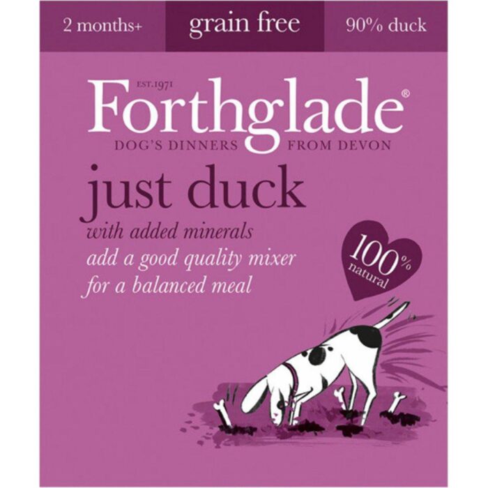 Forthglade Complete Dog Food Multi Meal Adult Duck Grain Free 395g