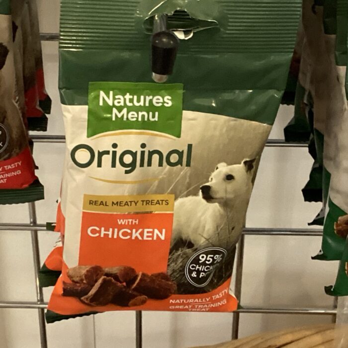 Natures Menu- Chicken Mini Dog Treats- made with 95% Real Meat