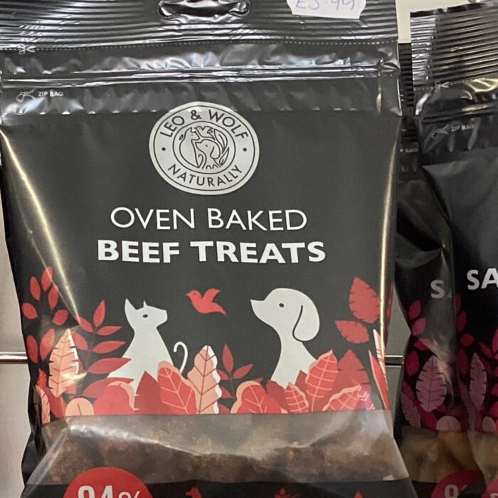 Leo & Wolf oven baked beef treats