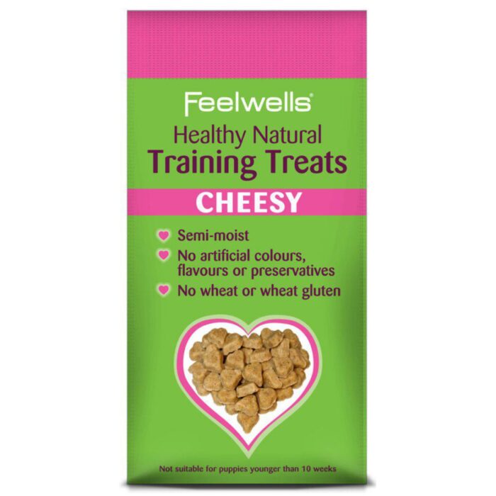 Feelwell's Healthy Natural Training Dog Treats Cheesy 115g - foods - Dog