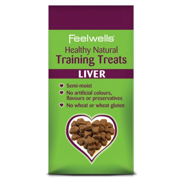 Feelwellls Semi Moist Dog Treats Liver 7 x 115g packs