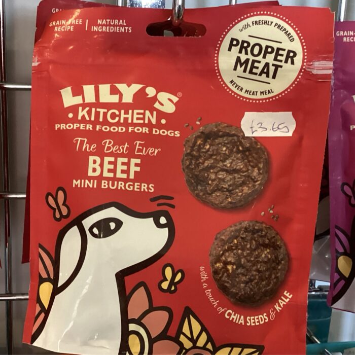 Lilys Kitchen Mini Beef Burgersfor Dogs [70g]