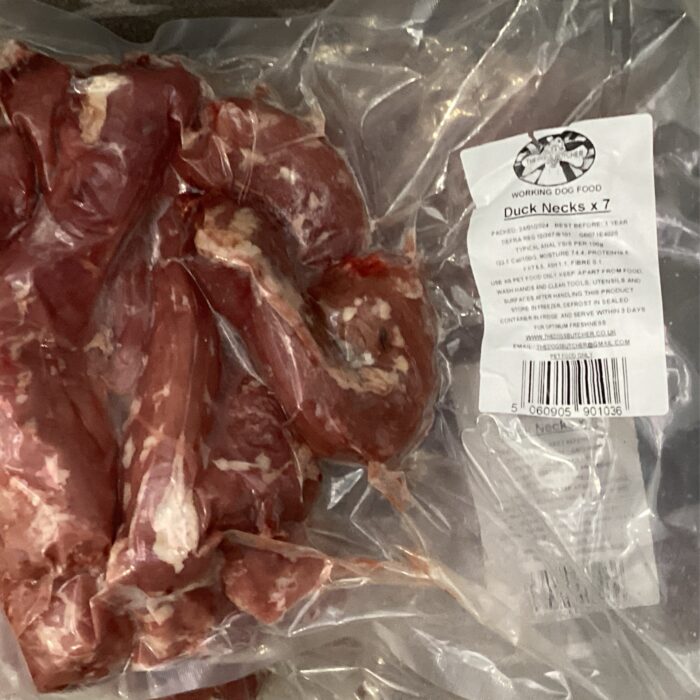 The Dogs Butcher Duck Necks 1kg