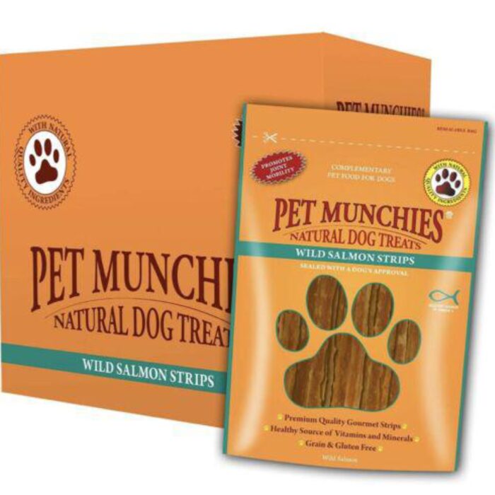 Pet Munchies Pet Things Wild Salmon Strips 80g