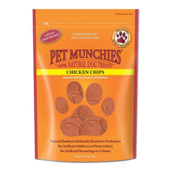 Pet Munchies Chicken Chips 100% Natural Gourmet Dog Treats