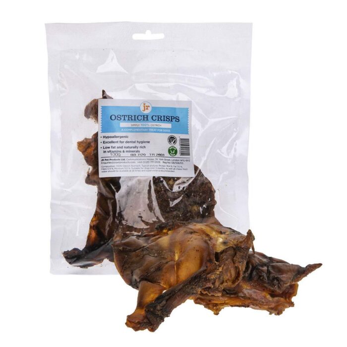 J R Pet Products 120g Ostrich Stomach Crisps