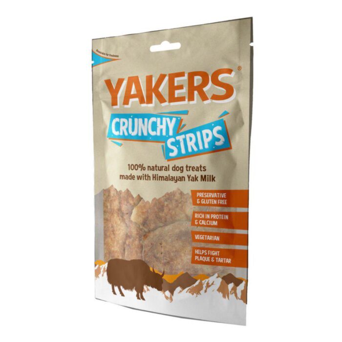 Yakers Cruchy Strips Natural Yak's Milk Dog Treats