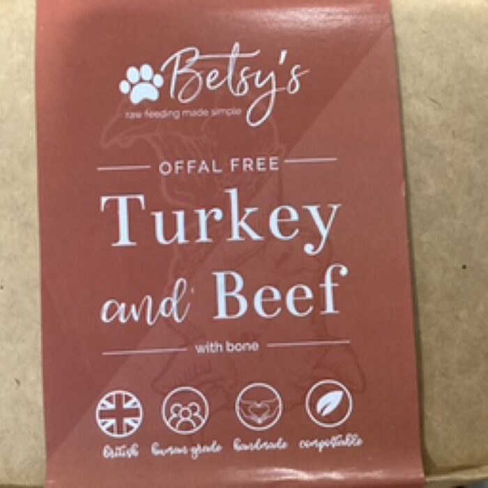 Betsy’s turkey & beef 1kg