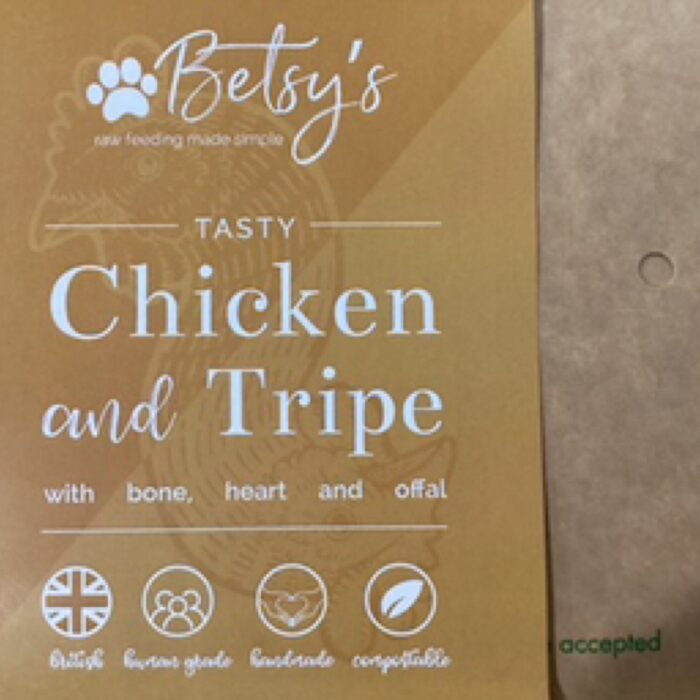 Betsys chicken & tripe 500g