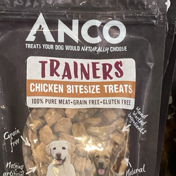 AnCO Trainers 100% Pure Chicken Bitesize Dog Treats 100g