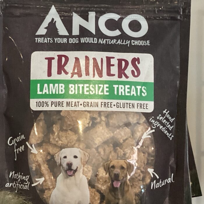 Anco Trainers 100% Lamb bite size treats 100g