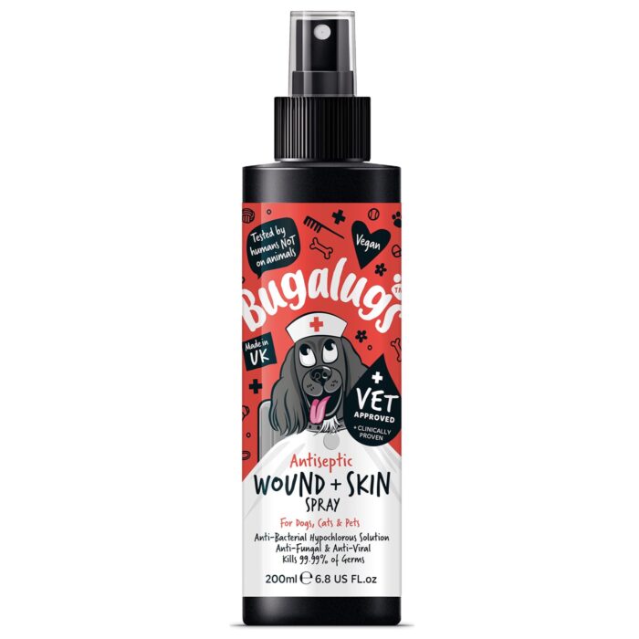 Bugalugs Wound & Skin Dog Antiseptic Spray 200ml