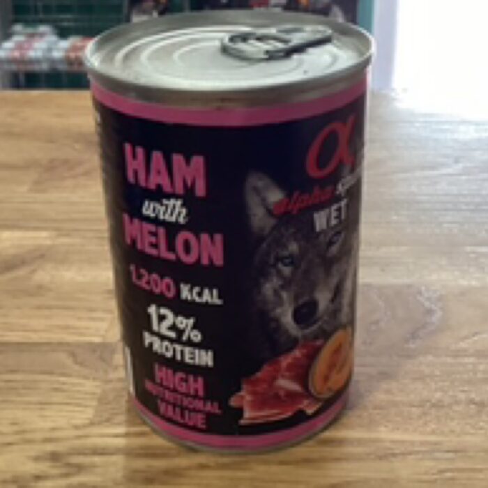 Alpha Spirit ham with melon tin