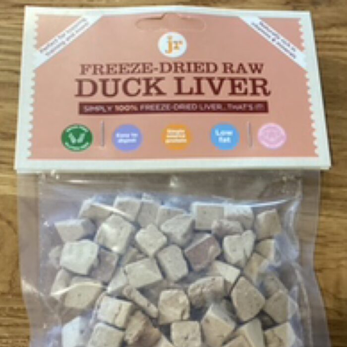Jr freeze dried duck liver