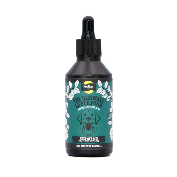 Proflax Natural Keep Off Me! Oil Supplement for Dogs, 100ml - Flea & Tick Repellent for Dogs - Contains Herbal Ingredients to Naturally Repel Fleas, Ticks & Mites