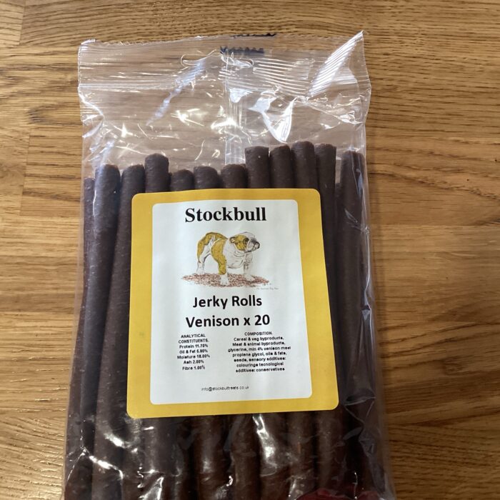 Venison jerky rolls