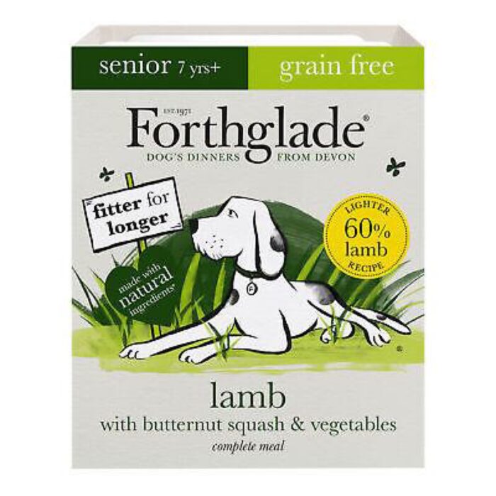 Forthglade Senior Comp Grain Free Lamb 18x395g Dog Food Pouches